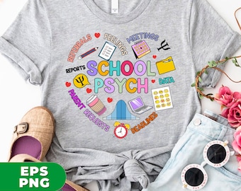 School Psych Png, Heart Psych Png, Parent Requests, Psych In School, Mental Health, Mental Health Matter, PNG For Shirts, PNG Sublimation