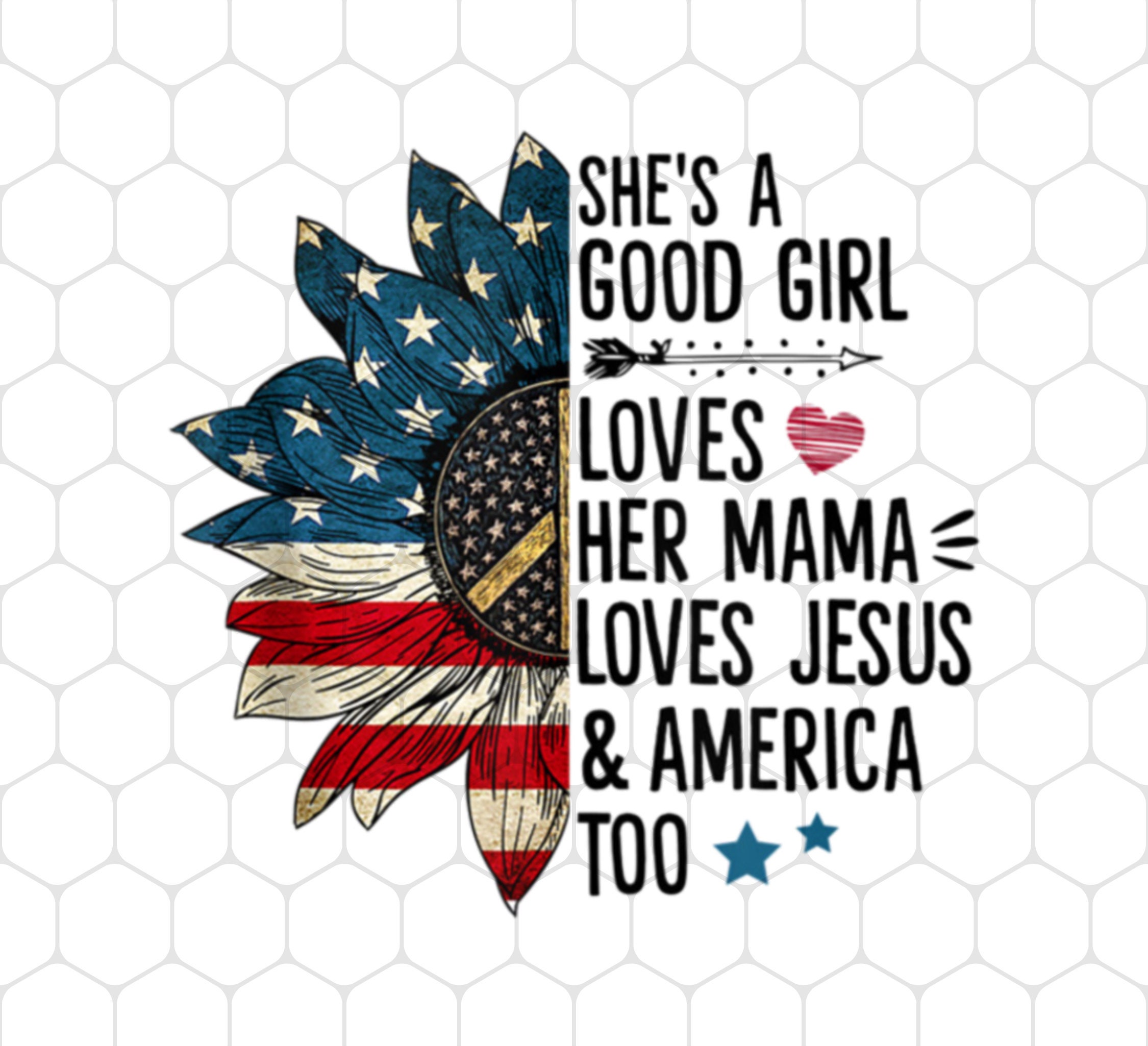 Good Girl Gift Png She is A Good Girl Loves Her Mama Png - Etsy