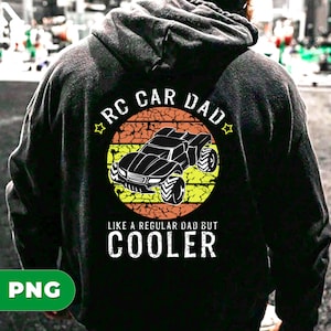 RC カーのお父さん PNG、普通のお父さんのようだけどもっとクールな PNG、クールなお父さん PNG、愛の車ギフト PNG、愛のレトロカーギフト PNG、印刷可能な PNG、デジタル ファイル