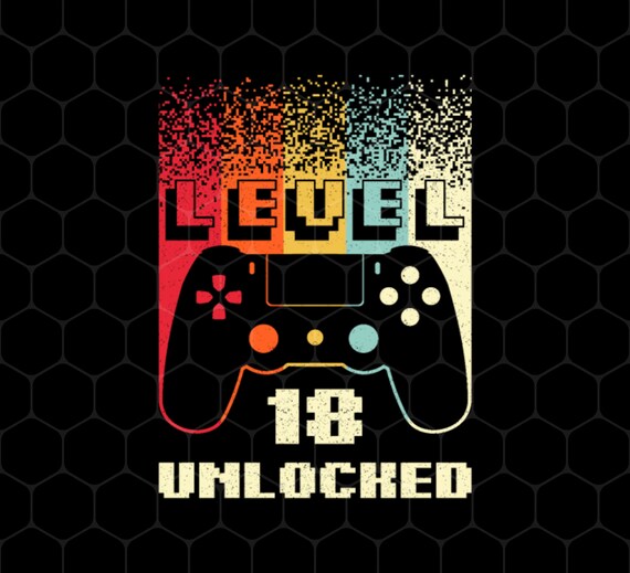 18th Birthday Gift T Shirt - Level 18 Achievement Unlocked 18th Birthday Gift T Shirt - Level 18 Achievement Unlocked