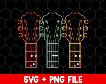 Retro Guitar Dad Png, Dad Guitar Chords Svg, Dad Love Guitar Png, Father's Day Gifts Svg, Retro Guitar Svg, PNG For Shirts, PNG Sublimation