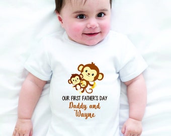 Daddy Baby T-Shirt "I Love My Daddy this Much" Birthday Christmas Father Gift 