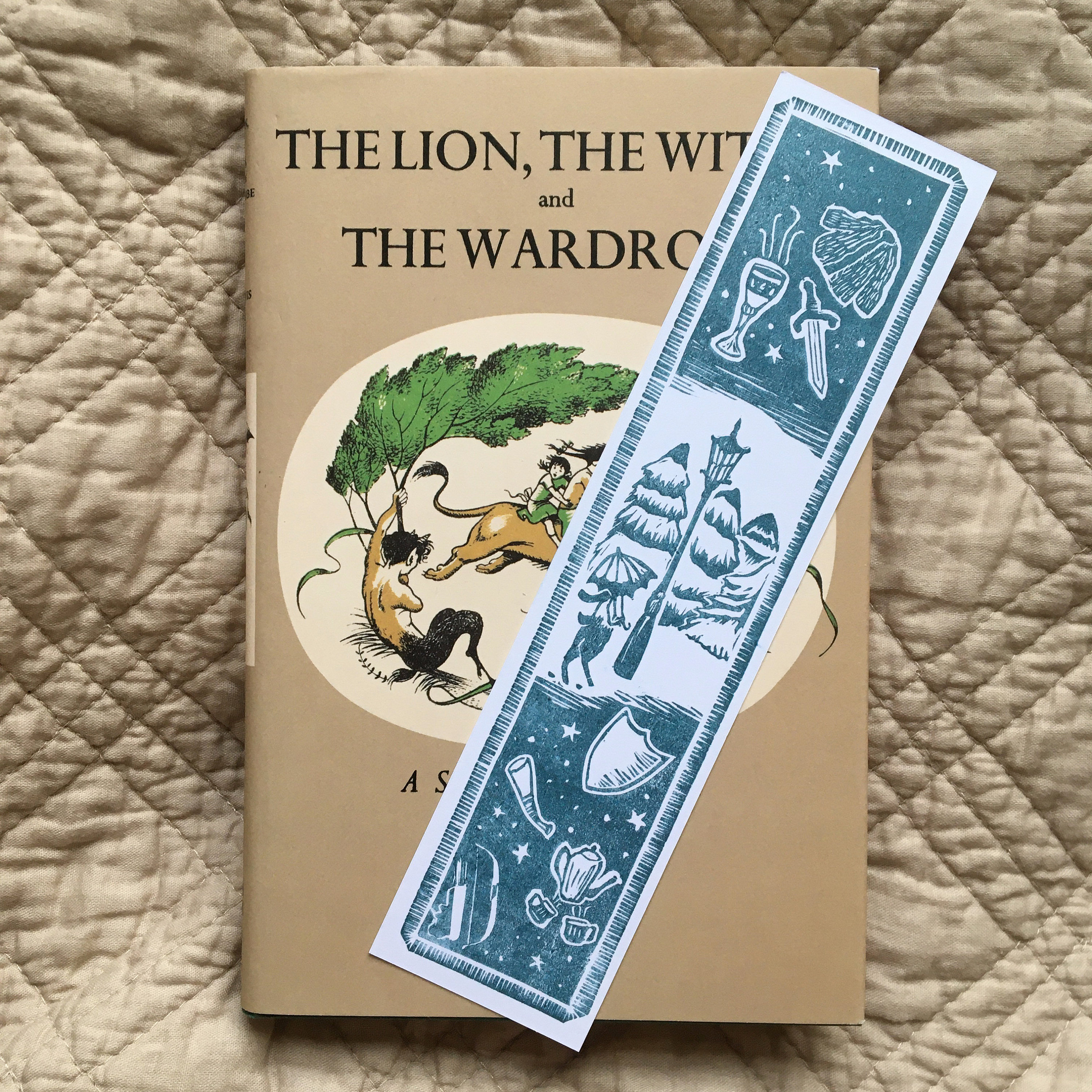 narnia bookmark etsy