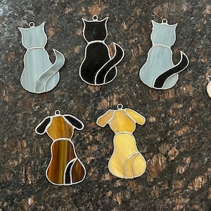 Cat/Dog Stained Glass