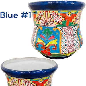 Large Imperial Talavera Planter Indoor Outdoor Flower Plant Garden Pot Mexican Pottery