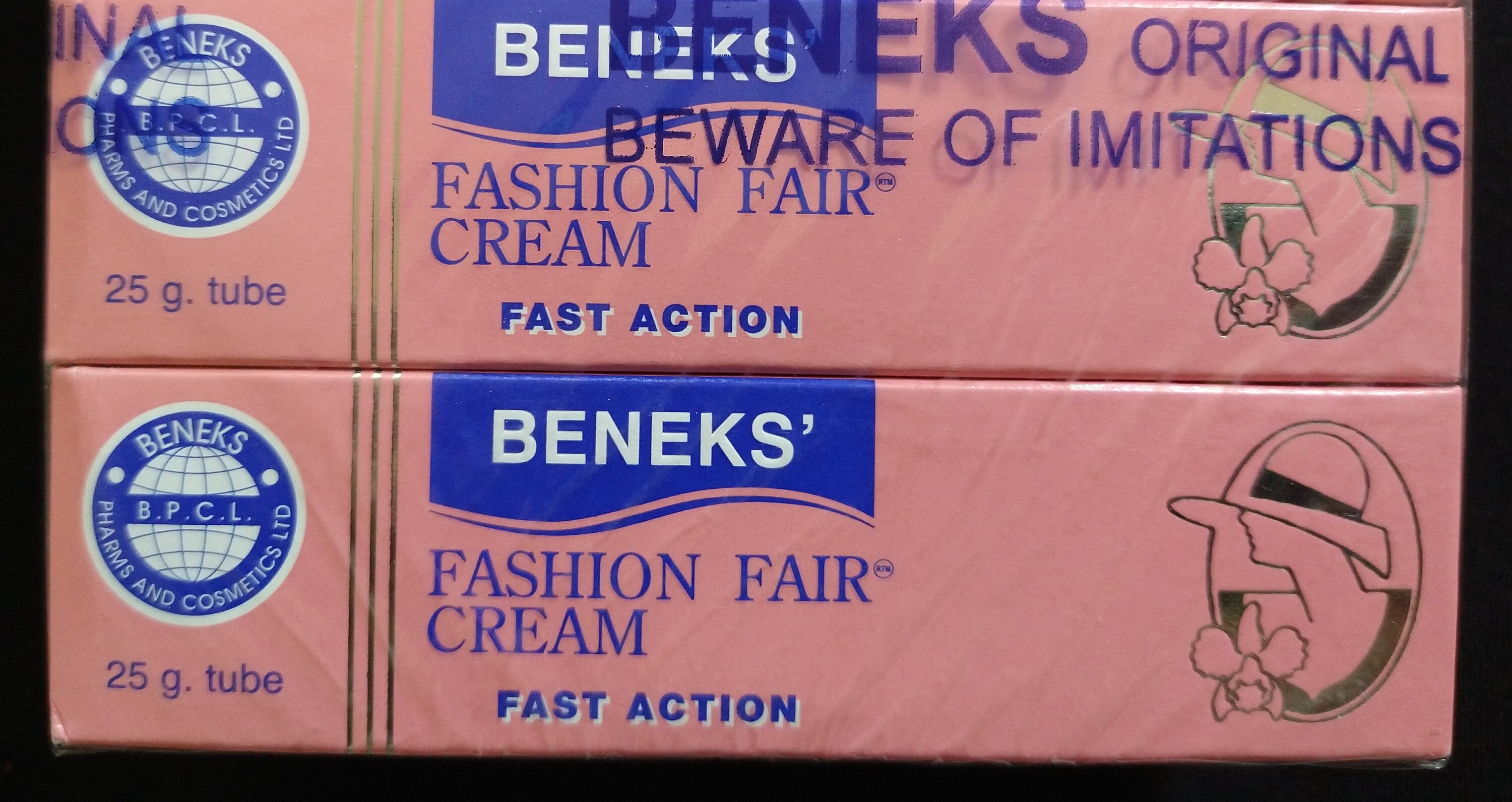 Original Beneks' Fashion Fair Cream Fast Action 2 Pack Etsy
