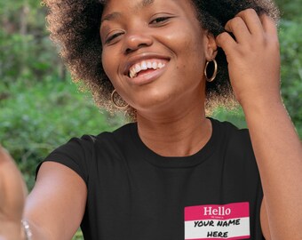 Hello My Name is Tee - Etsy