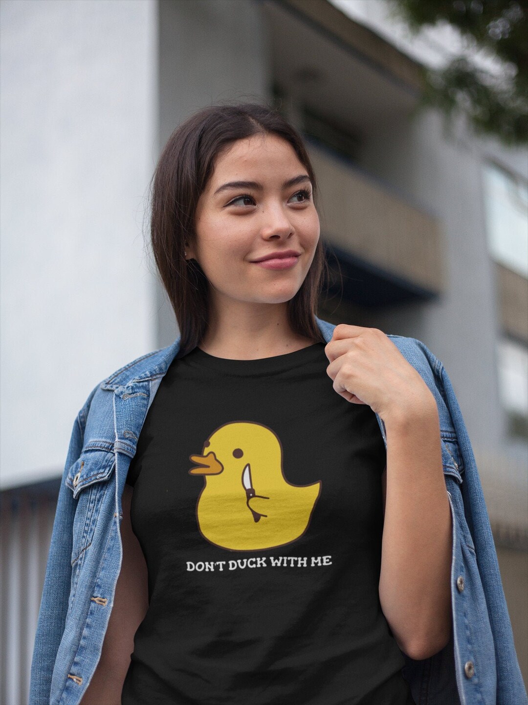 Don't Duck With Me Tshirt Rubber Duck Tshirt Funny Etsy