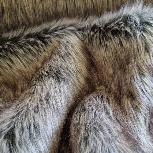 Brown Shades Faux Fur-gnome Beard-brown Fake Fur-luxury Bear - Etsy UK