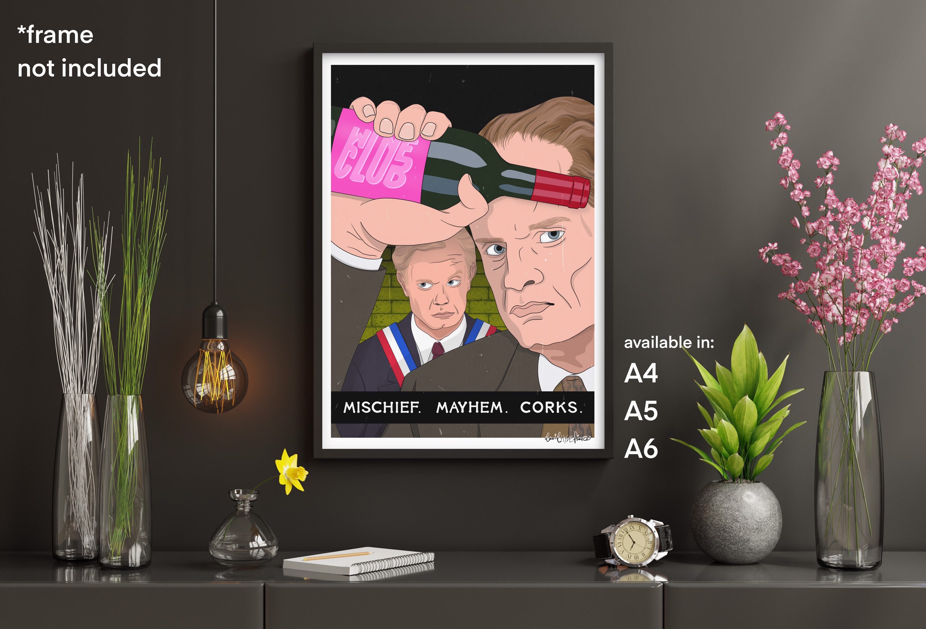 Wine Club Frasier corkmaster Print Whine Club Hail Etsy UK