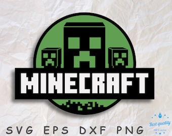 Download Minecraft Creeper Svg Etsy PSD Mockup Templates
