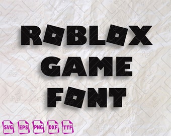 Roblox Letters Etsy - roblox alphabet letters
