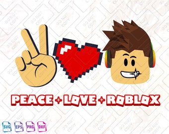 Download Peace Love Roblox Etsy