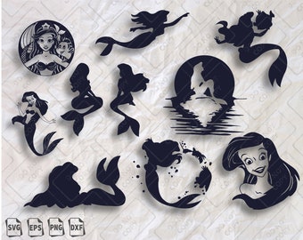 Download Ariel Svg Etsy
