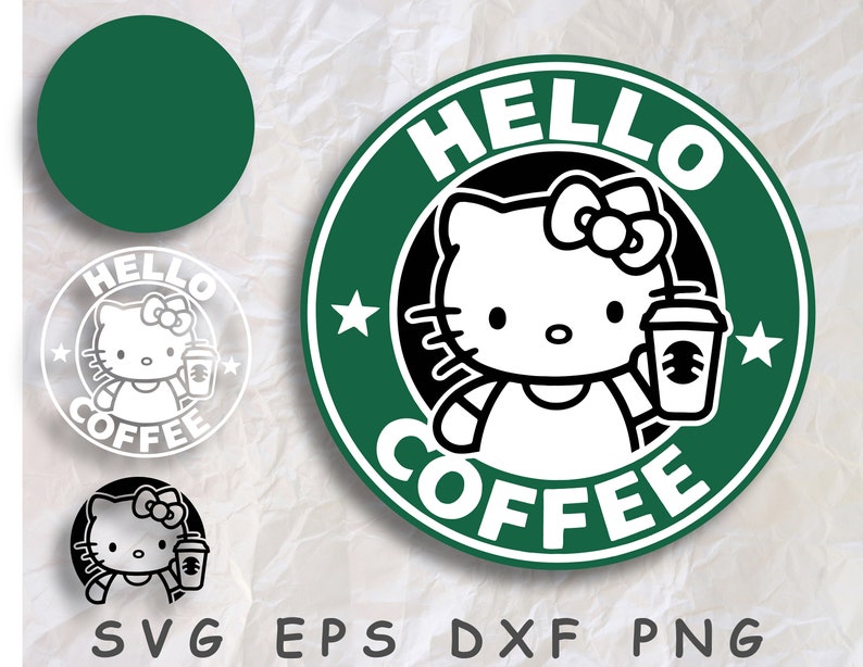 Free Free 168 Hello Kitty Coffee Svg SVG PNG EPS DXF File