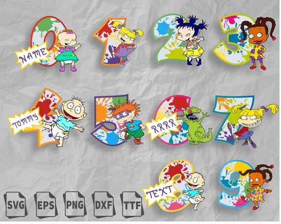 Download Rugrats Birthday Svg Bundle Rugrats Set 18 Svg Designs Etsy