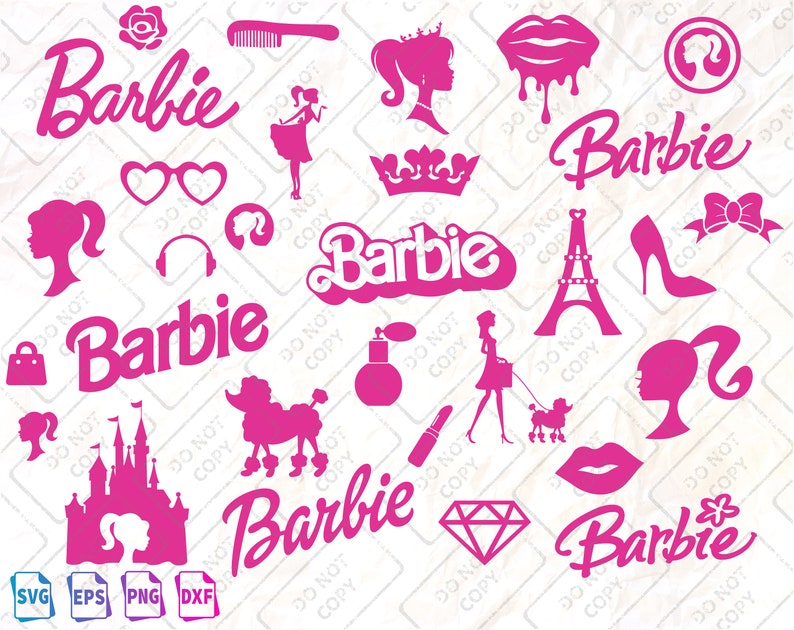 Barbie Svg Bundle Barbie Birthday Svg Barbie Svg File Etsy