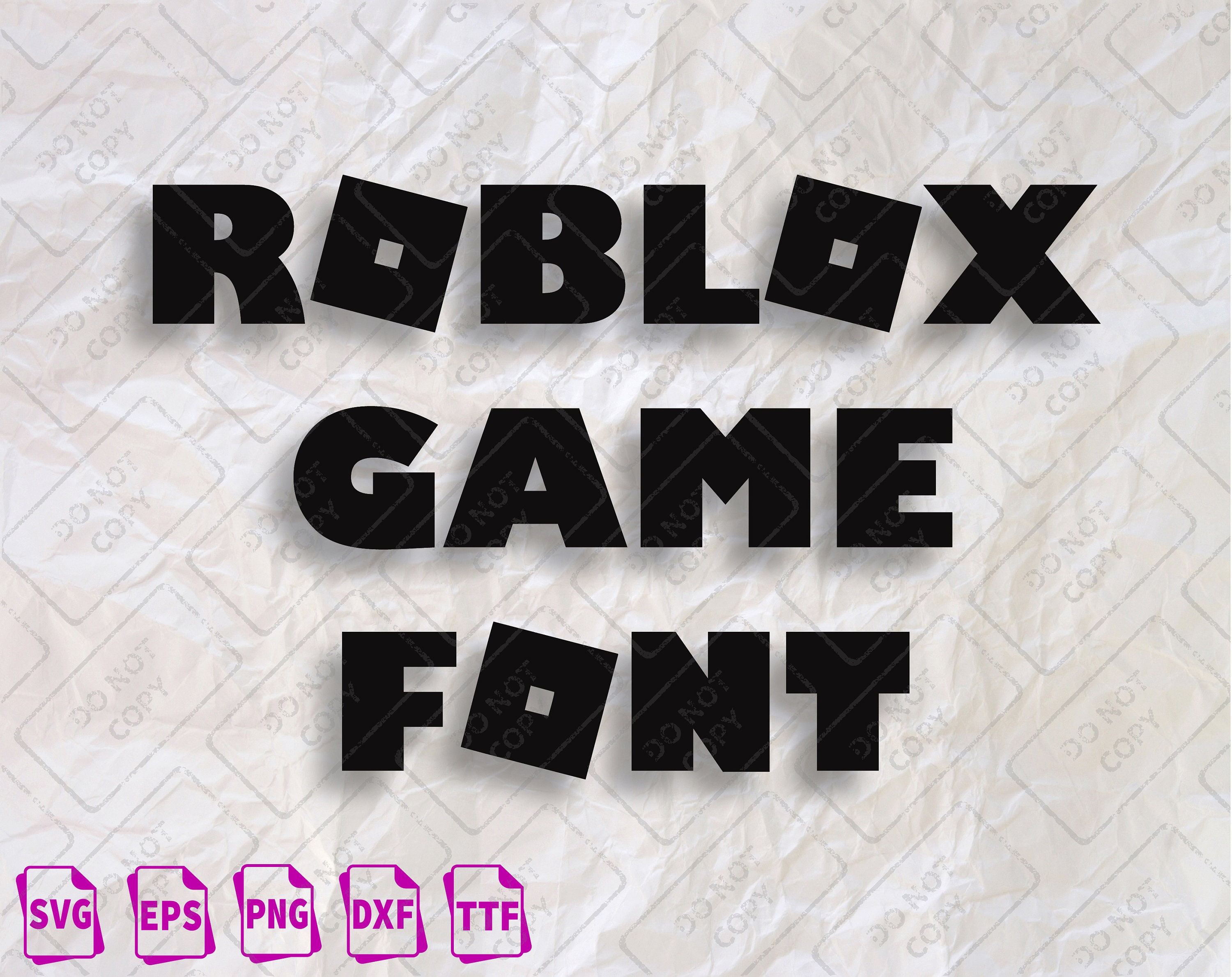 Roblox Font Svg Roblox Font Roblox Svg Roblox Roblox Etsy Roblox Images ...