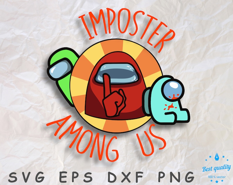Download Imposter among us SVG Among us clip art Among Us shirt | Etsy