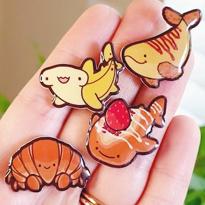 Breakfast Sea Creature Pins