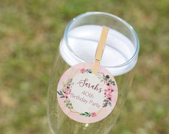 Wooden Mini Pegs for Drink Toppers | 8, 18 or 24 Pegs