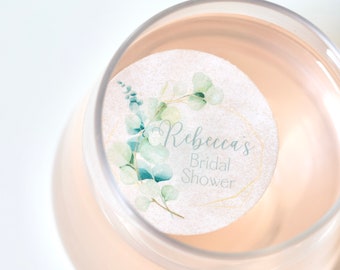Personalized Edible Drink Toppers | Bridal Shower, Bachelorette, Wedding