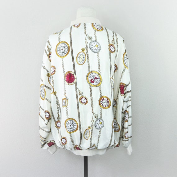 Gucci Style Alice in Wonderland Clock Bomber Jack… - image 3