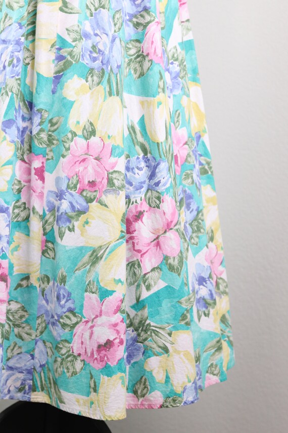 Carol Anderson Pastel Floral Vintage Sun Dress w/… - image 6