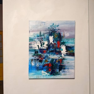 Hand Painted Abstract Canvas Wall Art