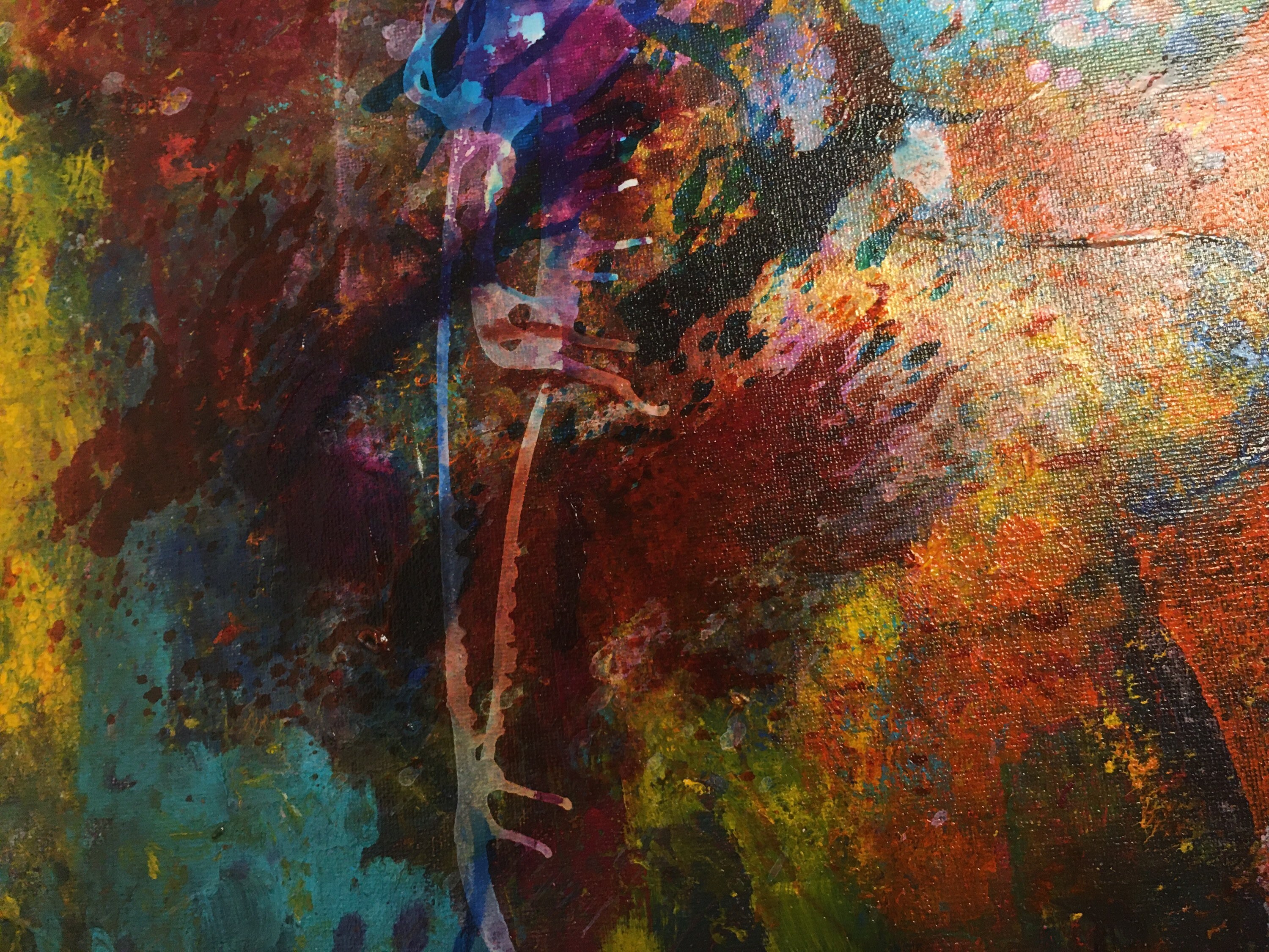 Abstract Wall Art Hand Painted Wall Art Etsy