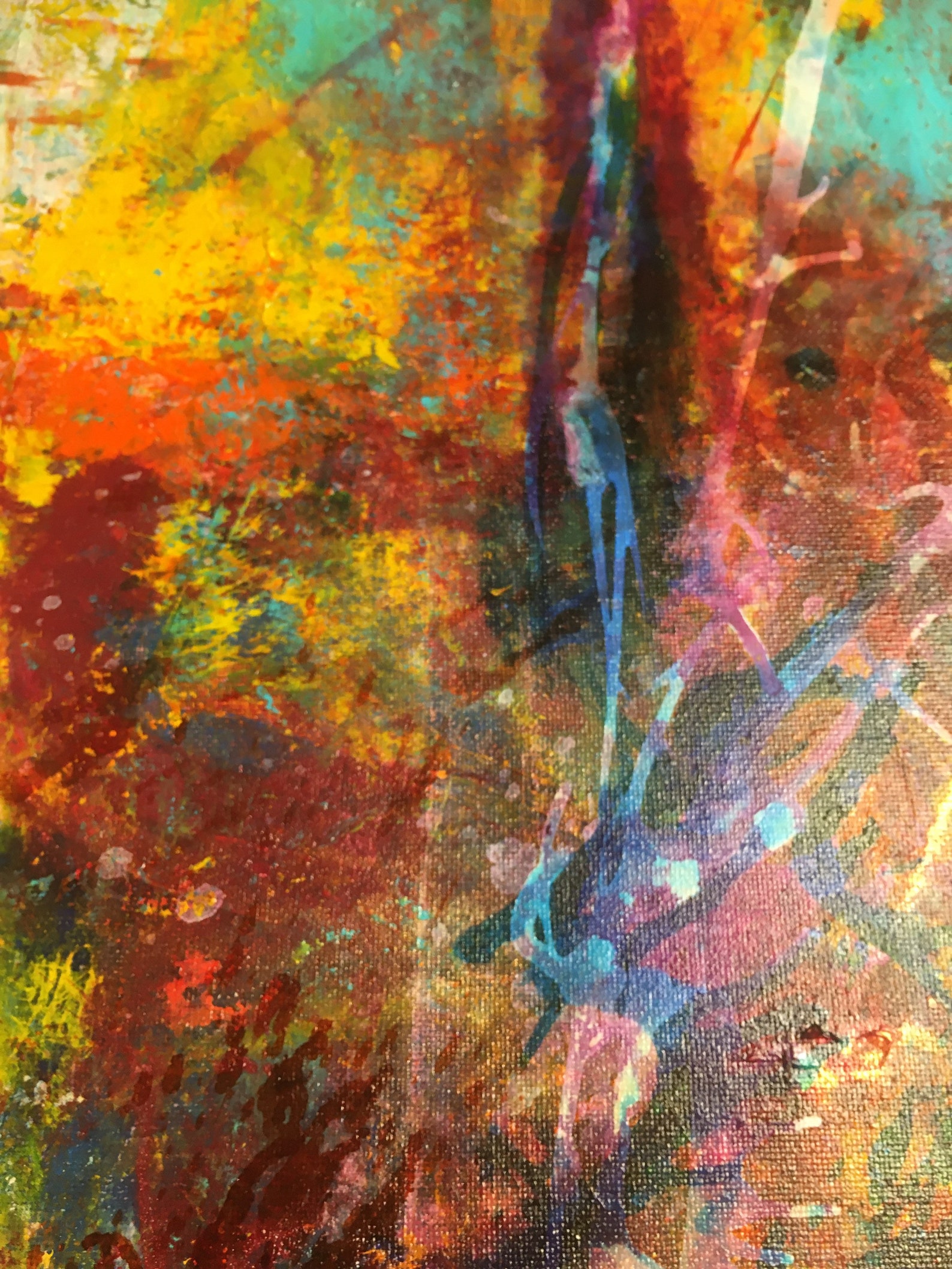 Abstract Wall Art Hand Painted Wall Art Etsy