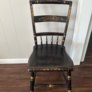 Black Hitchcock Chair - Etsy