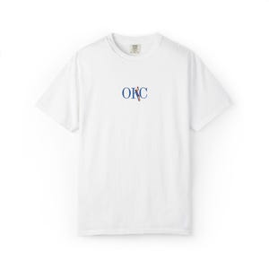 OKC basketbal geborduurd T-shirt | Op SGA geïnspireerd Thunder-shirt | Game Day-T-shirt | Cadeau basketbalfan Oklahoma City