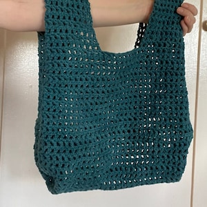 Crochet &quot;Plastic&quot; Bag, Crochet Bag, Market Bag, Summer Bag, Beach Bag, Beach Tote, Tote Bag