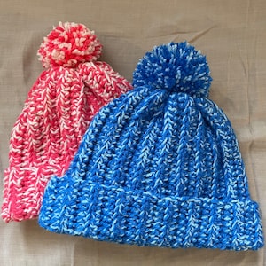 Crochet Beanie, Multicolor