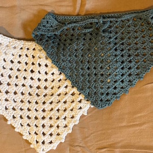 Crochet Granny Square Bandana