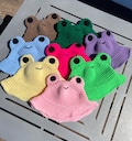 Crochet Frog Bucket Hat