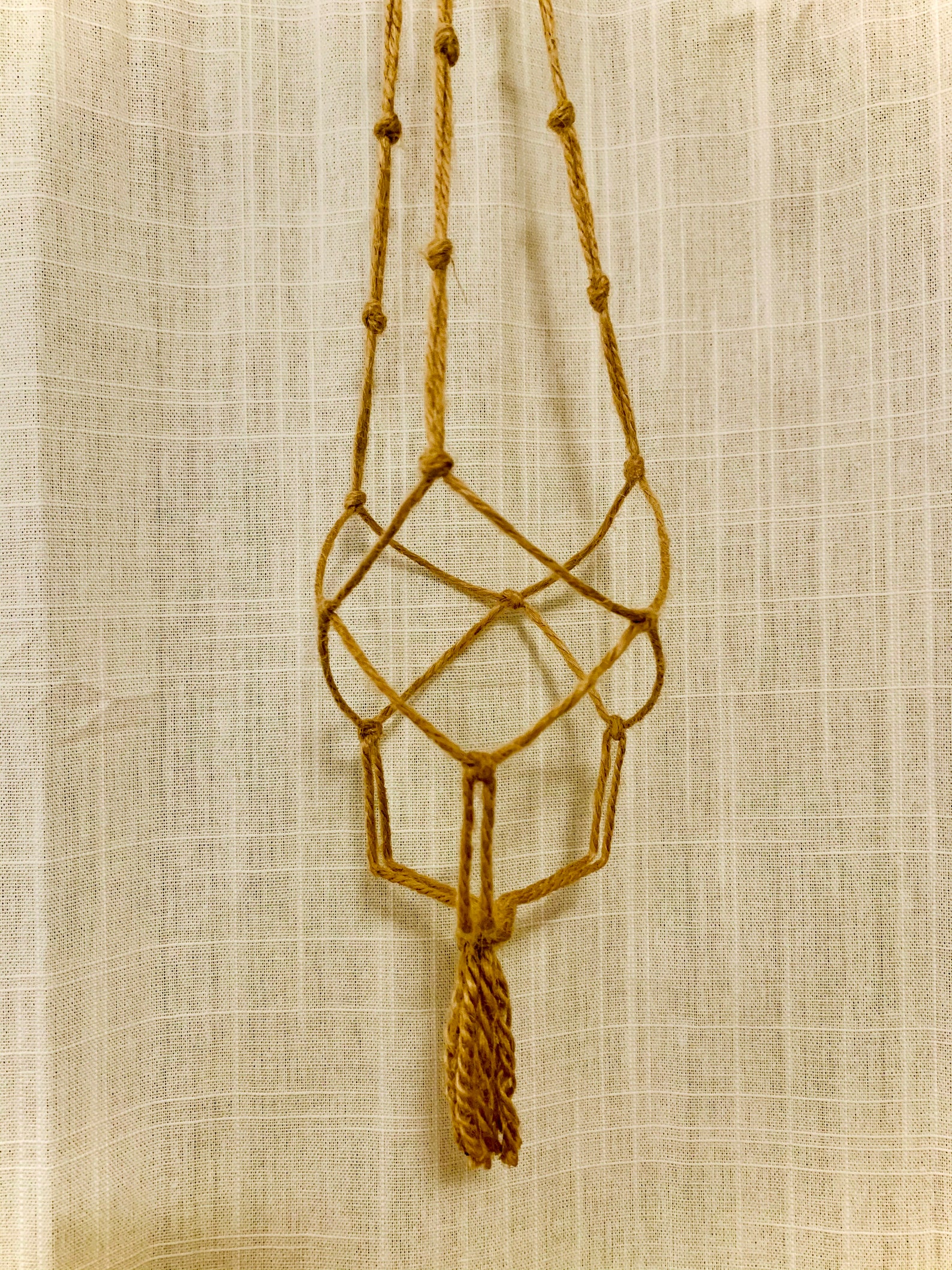 Minimalist Hanging Twine Planter Etsy