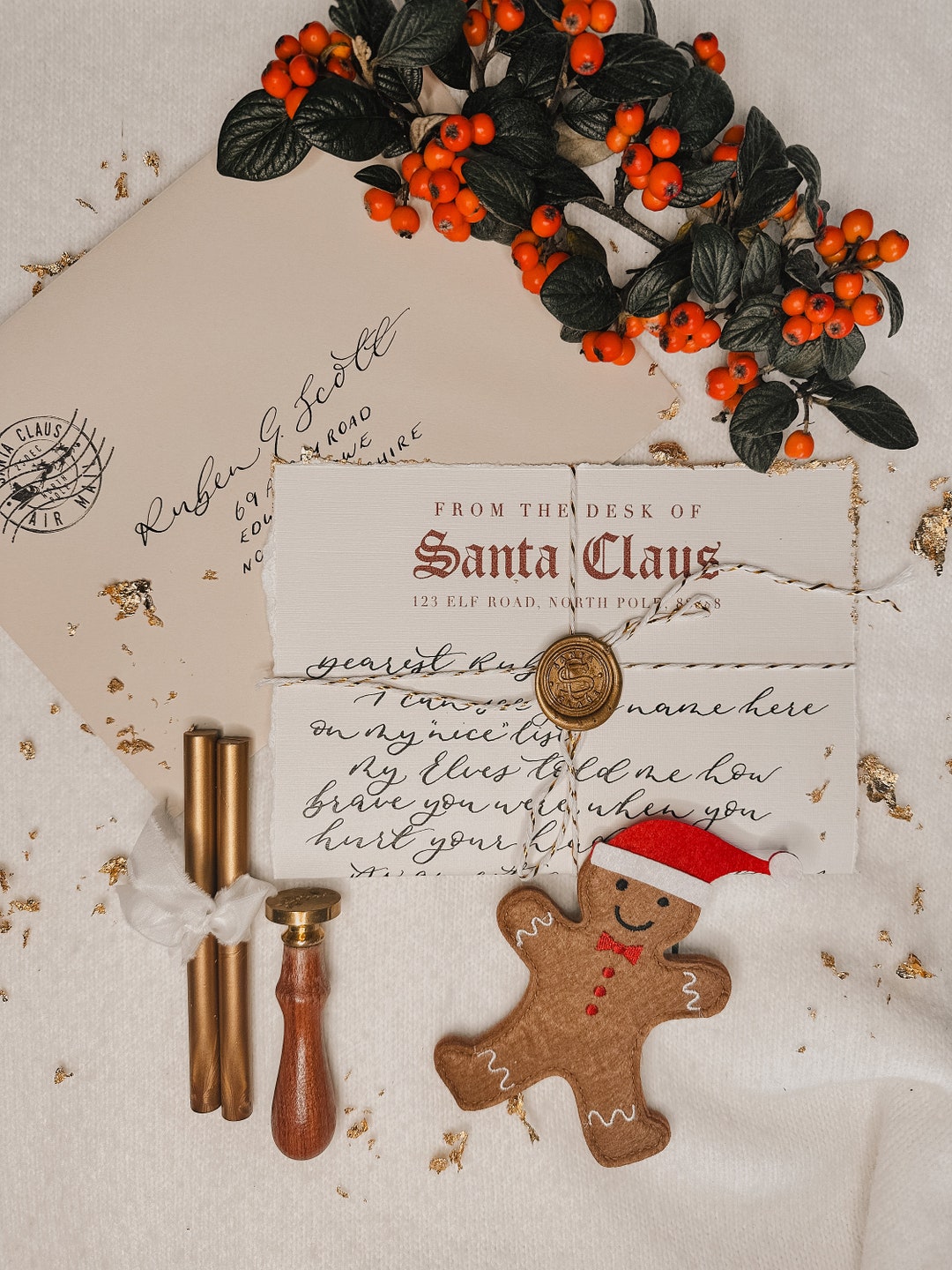 Handwritten Letter From Santa Letter From Father Christmas - Etsy