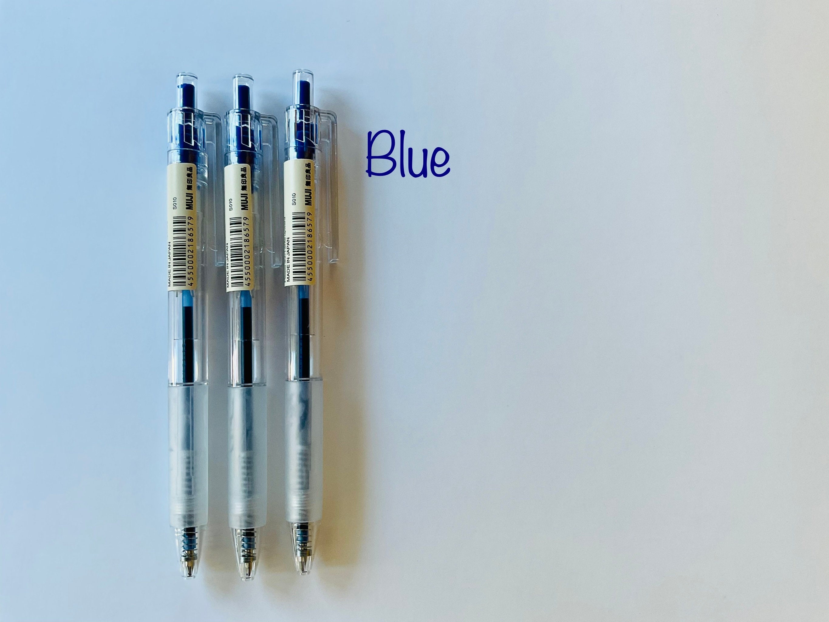 MUJI Polycarbonate Ball Point Pen (Blue) 1 PC