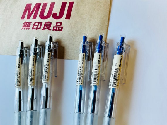 MUJI Polycarbonate Ball Point Pen (Blue) 1 PC