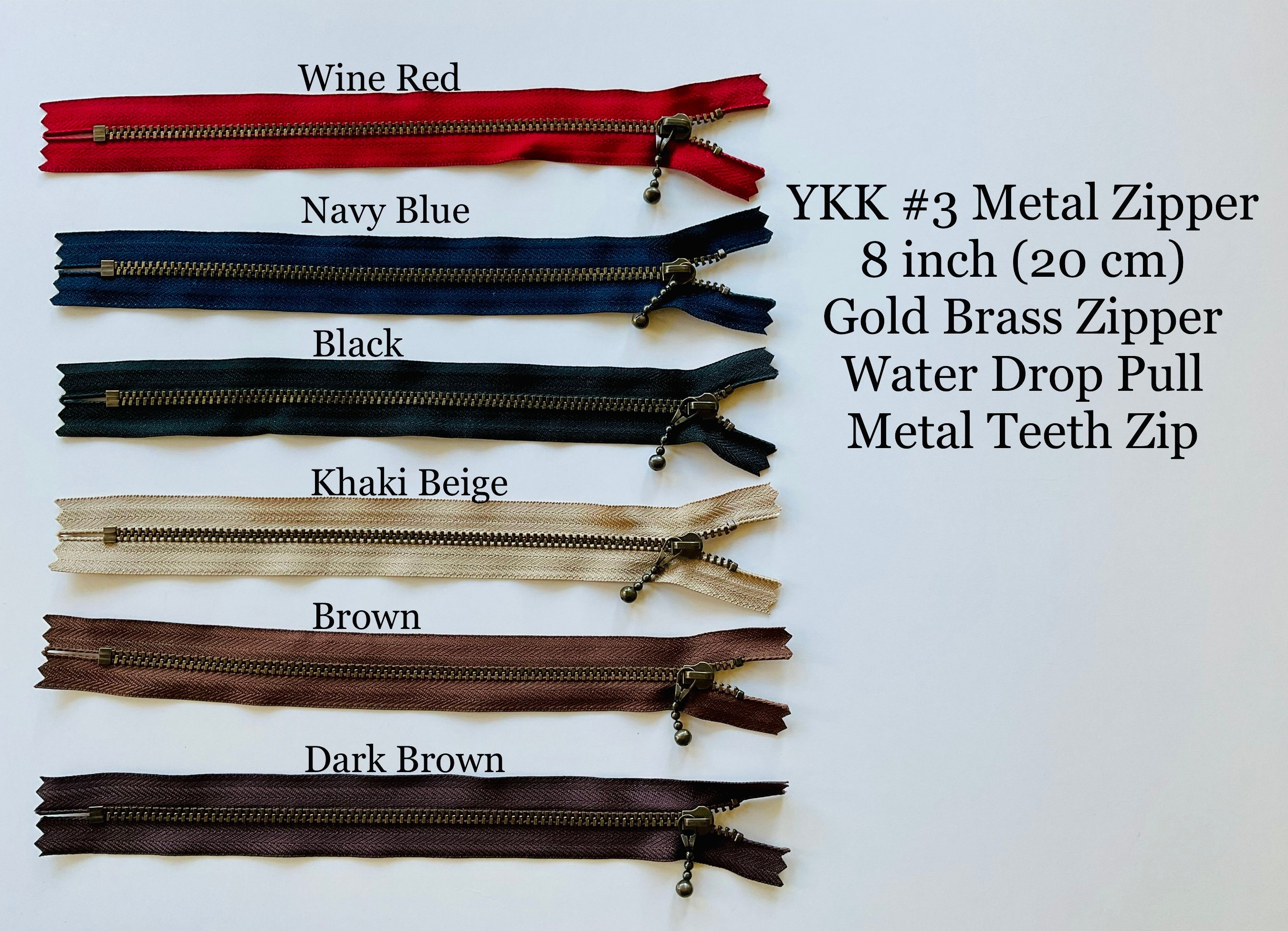 YKK Silver Open Trapezoid Metal Zipper Pull - #8 - Zipper Pulls - Zippers -  Notions