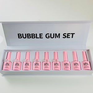 BUBBLE GUM SET Gel Nail Polish