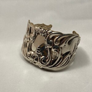 Silver Cuff Bracelet I, Modern Upcycled