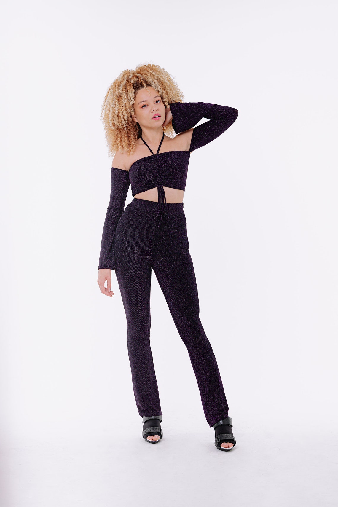 flared two piece set flared two piece set