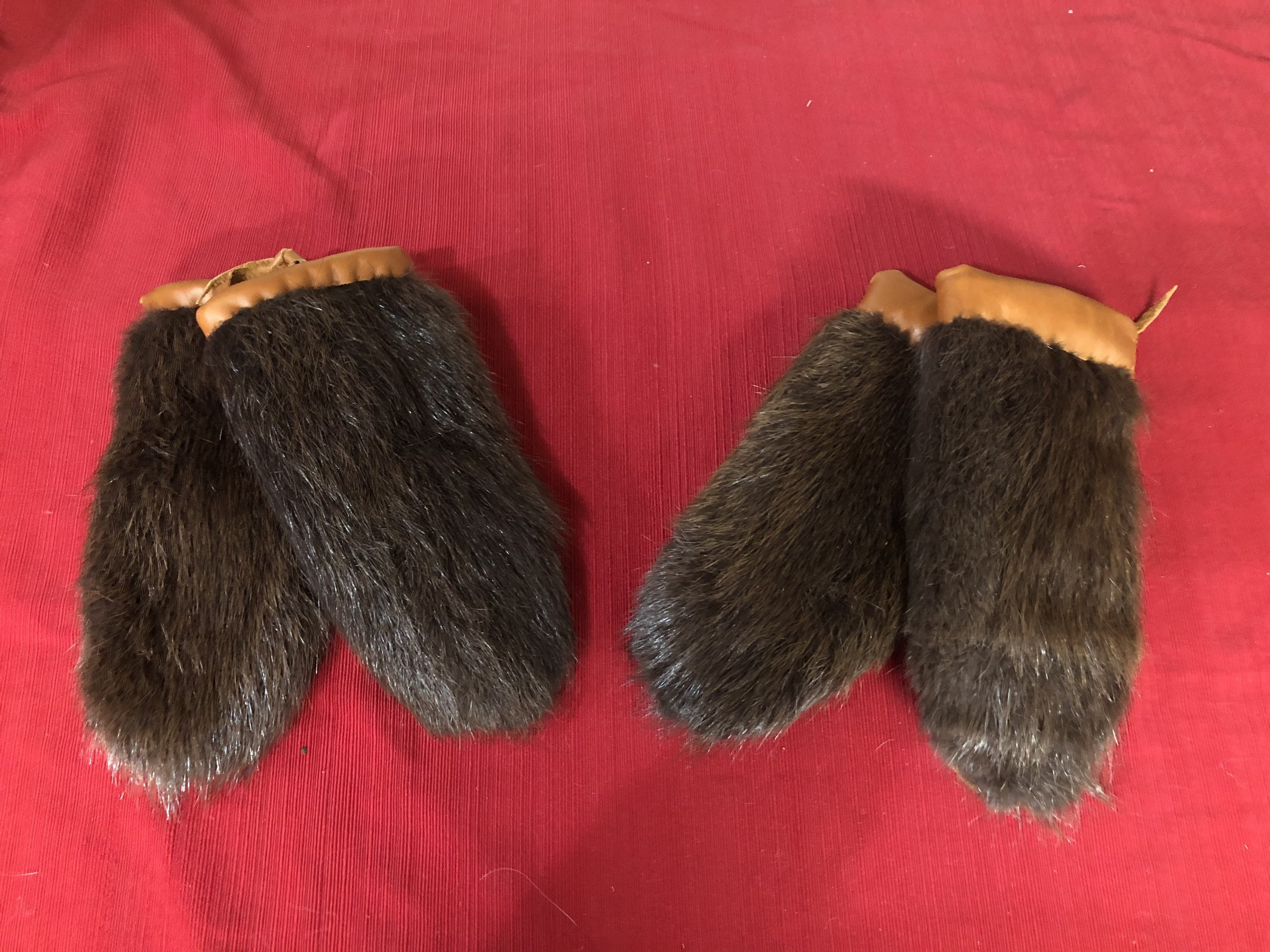Beaver mittens Etsy