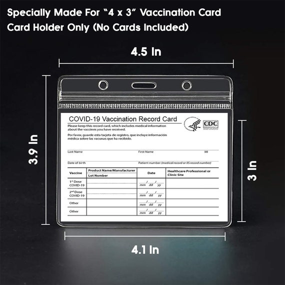 cdc vaccination card sleeve Vaccine HolderVaccine Card Protector Waterproof Covid Card Holder 4 X 3 Inches Immunization Record Vaccination Cards Protector Clear Vinyl Plastic (50Pack) : Office Products this advanced CDC vaccine card protector is sturdy CDC Vaccination Card Protector 4