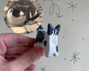 Custom Cat Desk Friend | Clay Cat | Clay Desk Friends | Perfect Cat Lover Gift