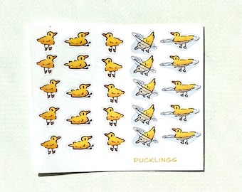 Duckling Sticker Sheet | Stickers | Animals |