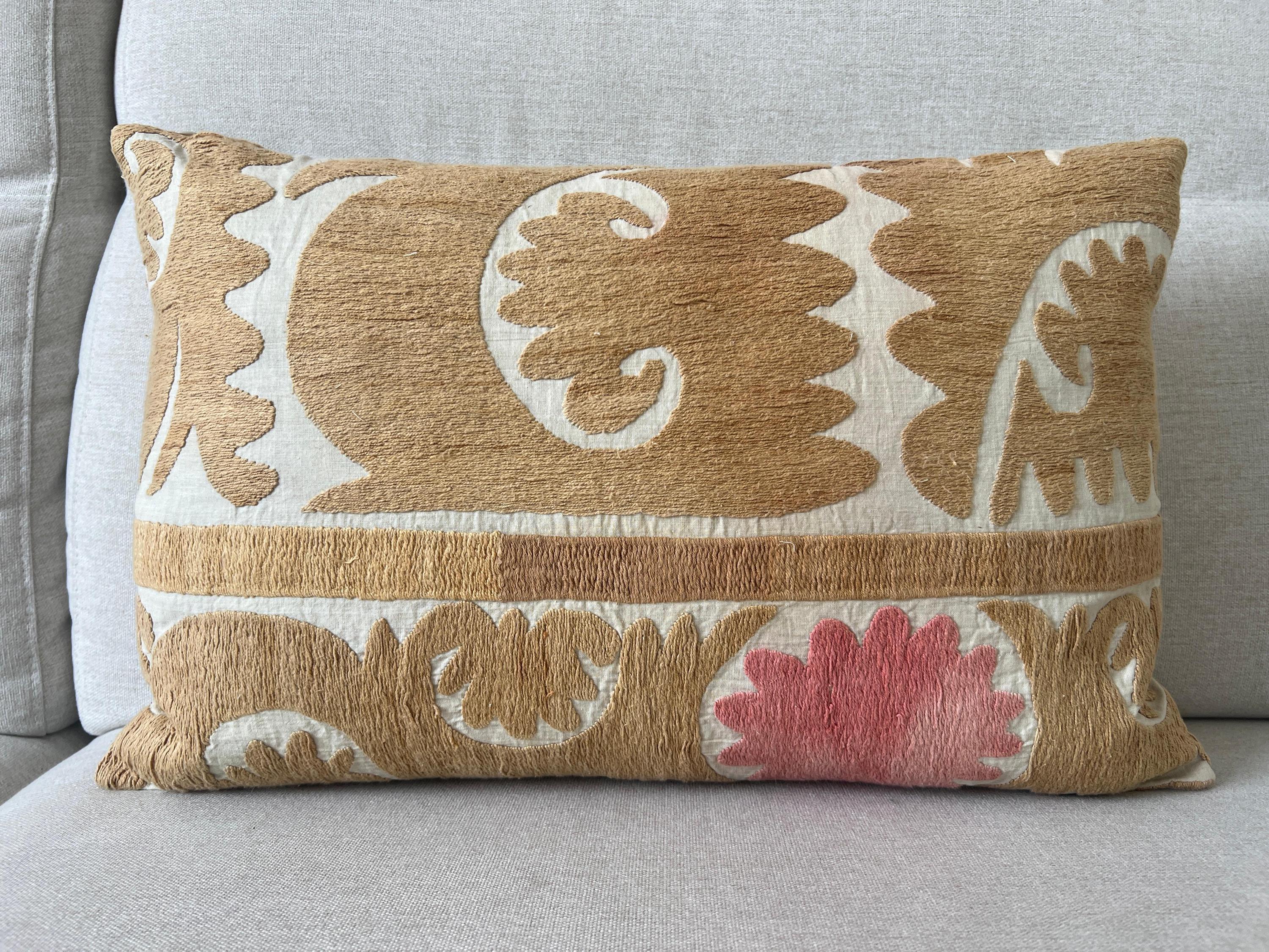 サマルカンド スザニ 手刺繍クッションカバー (40 x 60 cm